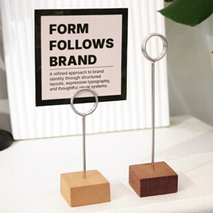 实木底座标价签牌商品标价牌货架标签牌卡条价目表价格牌子菜品展示卡支架菜名介绍牌面包店展示架小卡便签夹