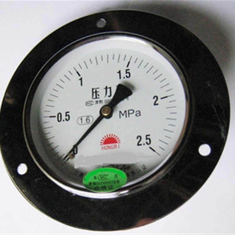 Y60轴向带边0.6-1.0-1.6-2.5-4-10-16Mpa压力表 真空表压力真空表