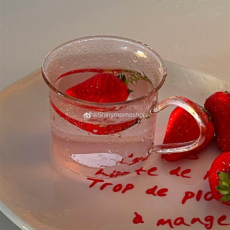 Shinymomo创意简约咖啡杯ins耐热玻璃