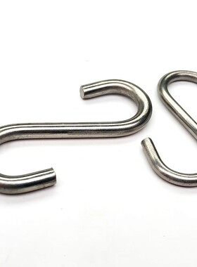 304不锈钢S钩 厨房S型挂钩 实心S钩横杆S挂钩 S型金属钩M2M3-M10