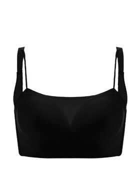 薄款无钢圈大胸显小抹胸文胸全罩u杯75E80F85H90I95H105防走光内