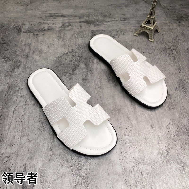 男士时尚个性凉鞋2m023夏季新款编织潮流休闲鞋青年外穿沙滩鞋拖