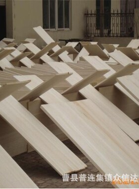 白杨木拼板实木直拼板pAA级杨木板柜子板可漂泊碳化木板片杨木拼