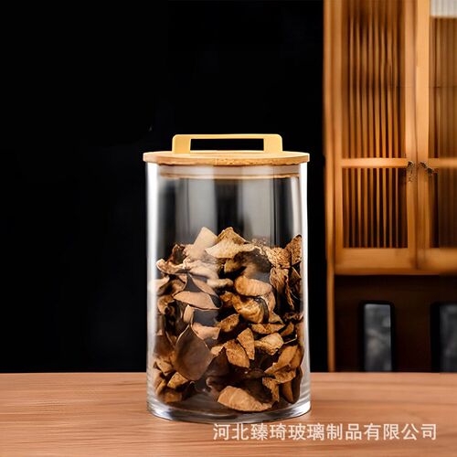 工厂大容量玻璃罐密封米桶带盖储粮罐食品R陈皮罐玻璃密封罐