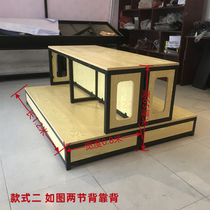 超市米面粮油货架靠墙钢木多层A加厚杂粮鸡蛋陈列架南北干货架子
