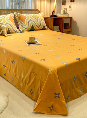 加厚磨毛四件式10m0全棉被套秋冬学生宿舍三件式床组4床上用品