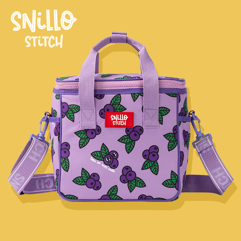 Snillo stitch新款韩式户外野餐包冰包便携大容量户外便当保温包