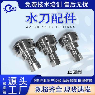 水刀切割机配件福禄直驱泵55K止回阀华臻沃迈特鹏翔水压机止回阀