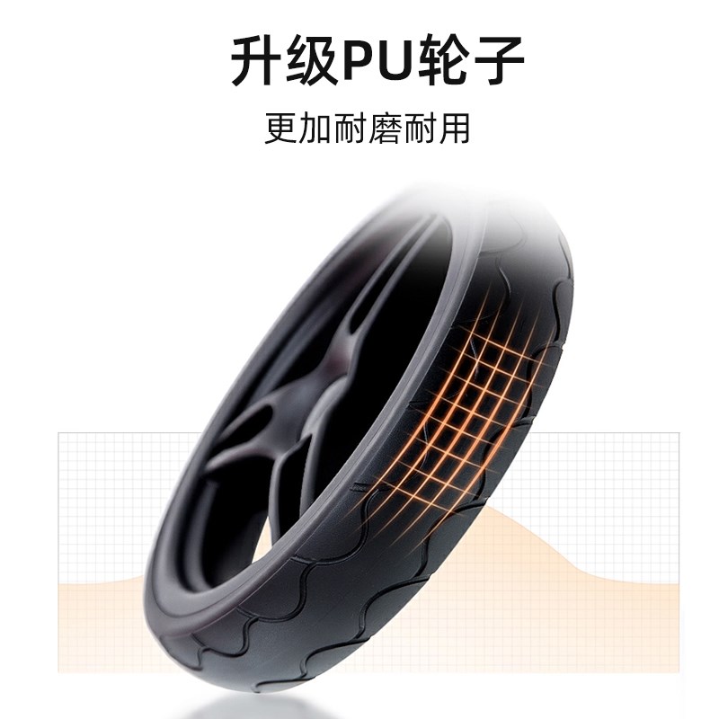 儿童户外推车营地露营车两座双胞胎婴儿车可折叠R可坐可躺户外神