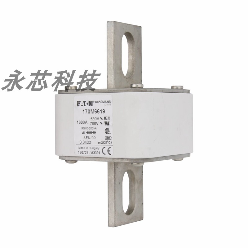 速发170M6619/170M6620 巴斯曼快速陶瓷直流熔断器保险丝底座陶瓷