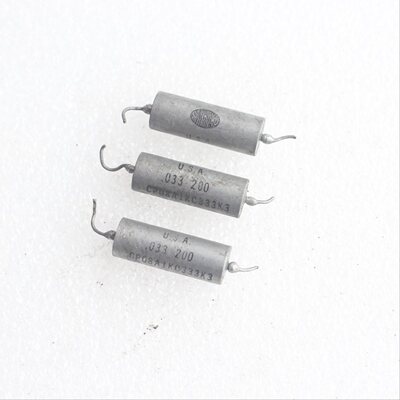 美国拆机三母0.033uf200V思碧0.0033uf200V胆机发烧油浸耦合电容