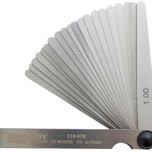 进口英国肯尼迪 KENNEDY 20片公制塞尺 KEN-518-0780K