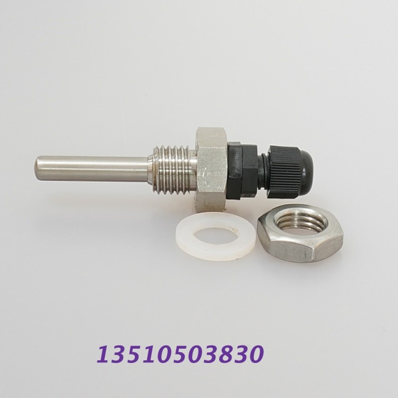 热电阻水箱厨具探头测温保护壳开孔M16开孔16MM2分不锈钢防水盲管