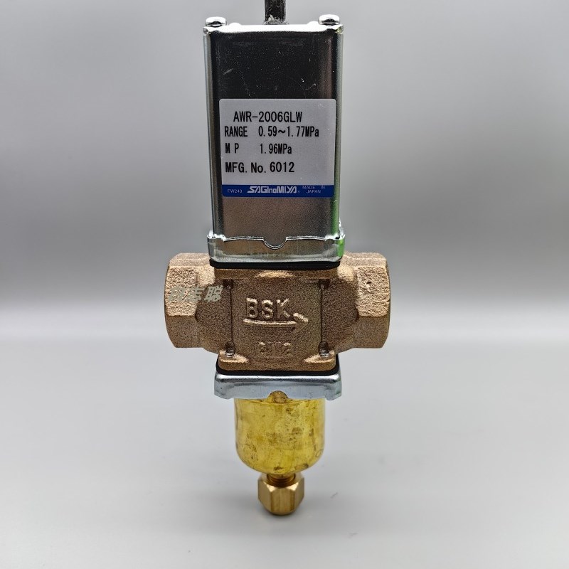 全新原装日本鹭宫制水阀 AWR--2006GLW 接口3/4 19冷凝压力调节