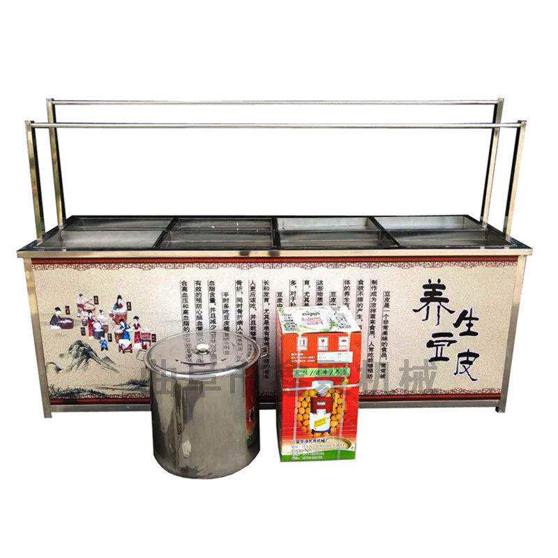 大六盒腐竹油皮机 加热均匀不锈钢油皮机 手动挑皮腐竹油皮机厂家