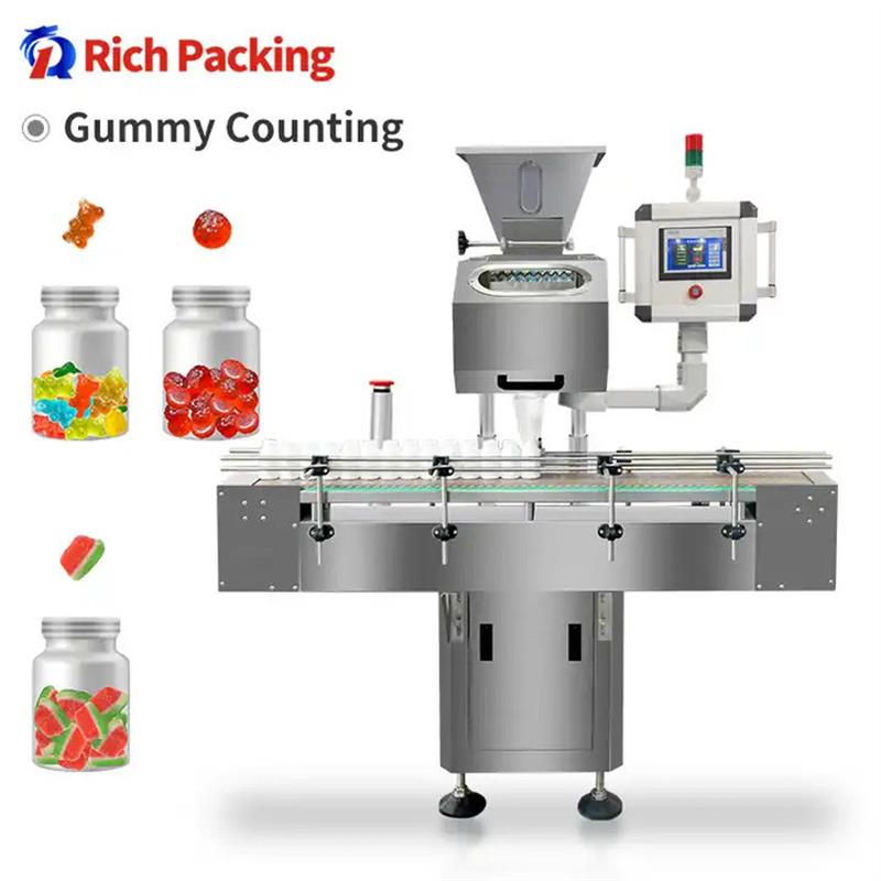 8-Channel Fish Glue/ Vitamin/Candy/Gummy Counting Machine