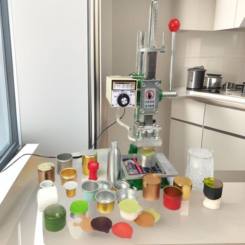 小罐茶封口机养生茶叶包装热封机塑料瓶热压玻璃杯小杯养身茶密封