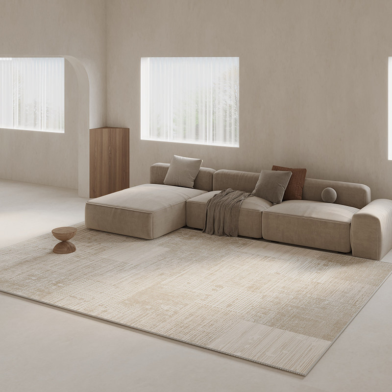 地毯侘寂奶油风客厅日式茶几毯现代G简约高级感床边沙发卧室地垫