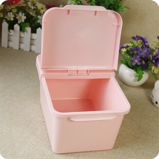 卡通可爱米缸家用装米桶小号5-10斤带盖桶储米箱小型翻Y盖神器粉