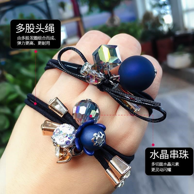 头绳女网红简约森系头饰韩版橡皮筋扎头发绳皮套发圈马尾饰品
