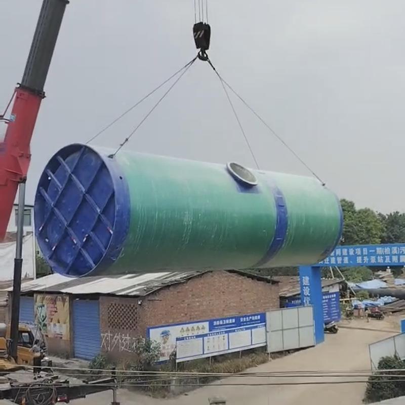 玻璃钢一体化泵市政污水雨水自动JZV提泵站站预地埋式制升环保