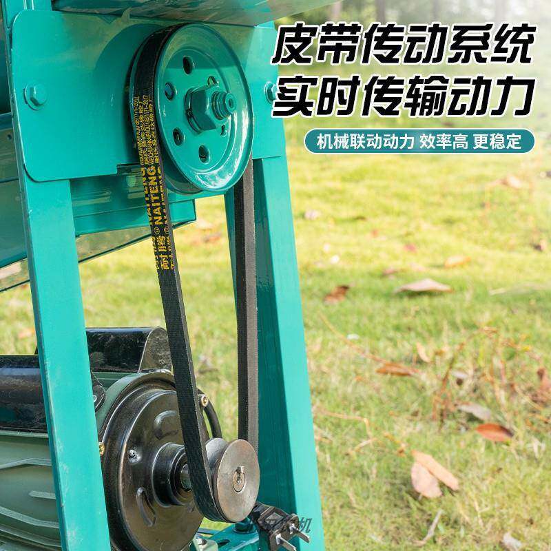玉米米KCC脱粒机全动新款加厚小型苞米机器打玉自米机双筒玉机电