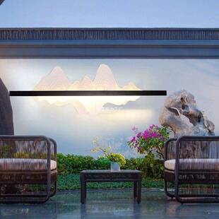 外户HJO壁灯灯太阳能庭院灯新中式墙外面装饰墙壁防水别墅花园景