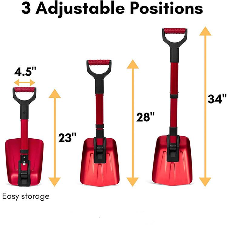 厂外家便携多登功能户应急载铲车CY-SL21铝合金铲可折叠雪铲山野