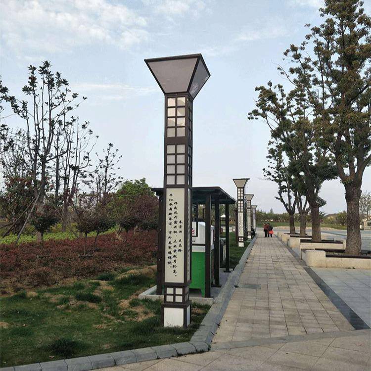 户外景观灯柱方区灯LED庭院灯米小铝景观灯型灯材太阳能路灯工道