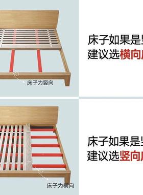 杉防木床板架实木铺板整块垫片潮排骨UTE架床子厚加折叠床板木条