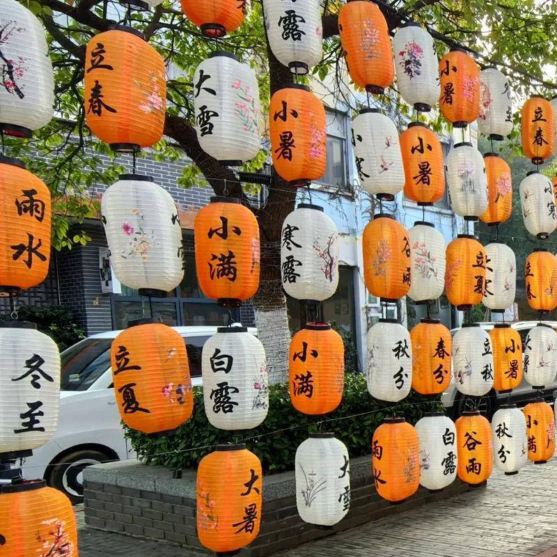国户外防水灯2XLO4气笼中节式古风市集民宿连串装饰潮发光国风