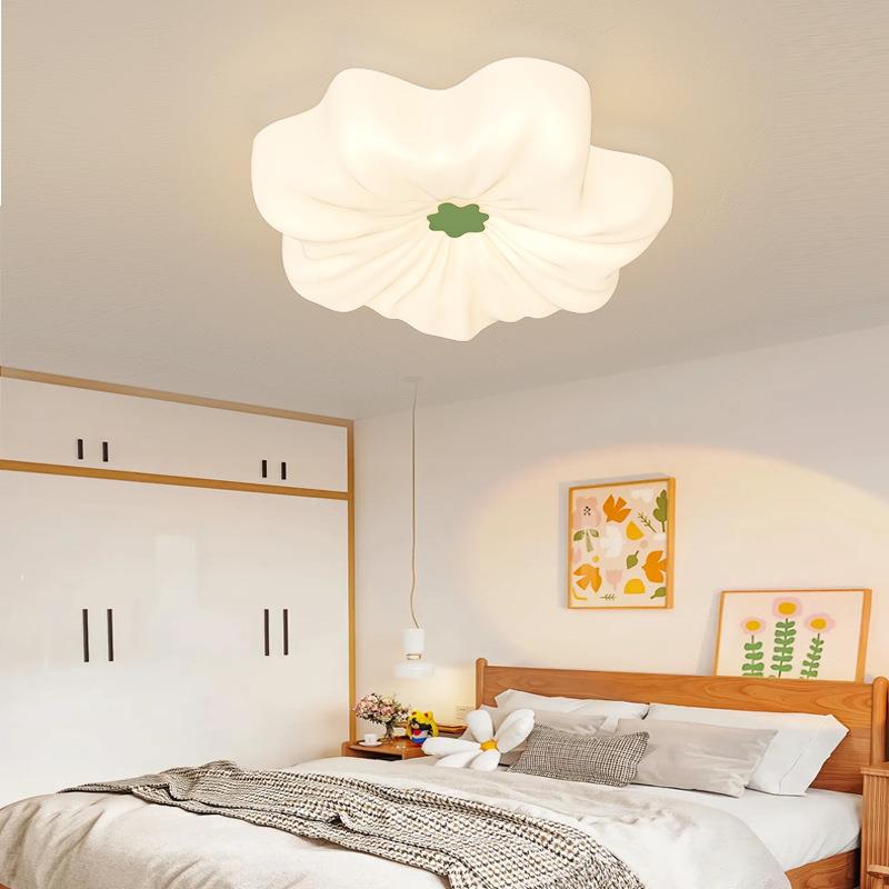 奶油风花WWC朵客厅灯护眼吸顶灯新205年款现简约大气主代2卧房间