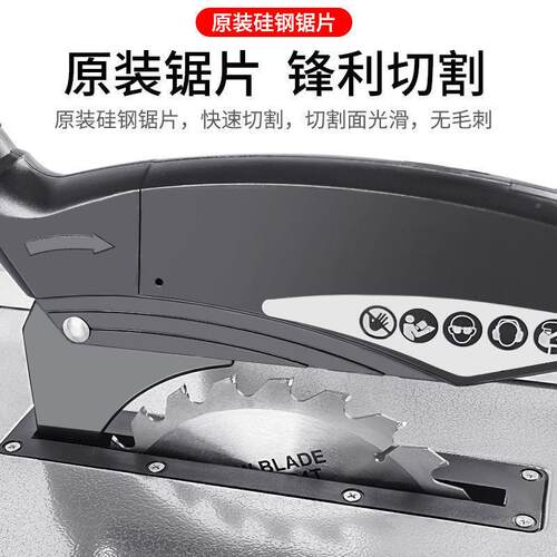 木工台锯割推具多机功能电动工工作台无尘小切型斜切裁板家QRD用