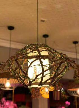 笼日式榻根榻米茶室客厅书房灯复古灯创12554pok具意竹灯阿廷乌拉