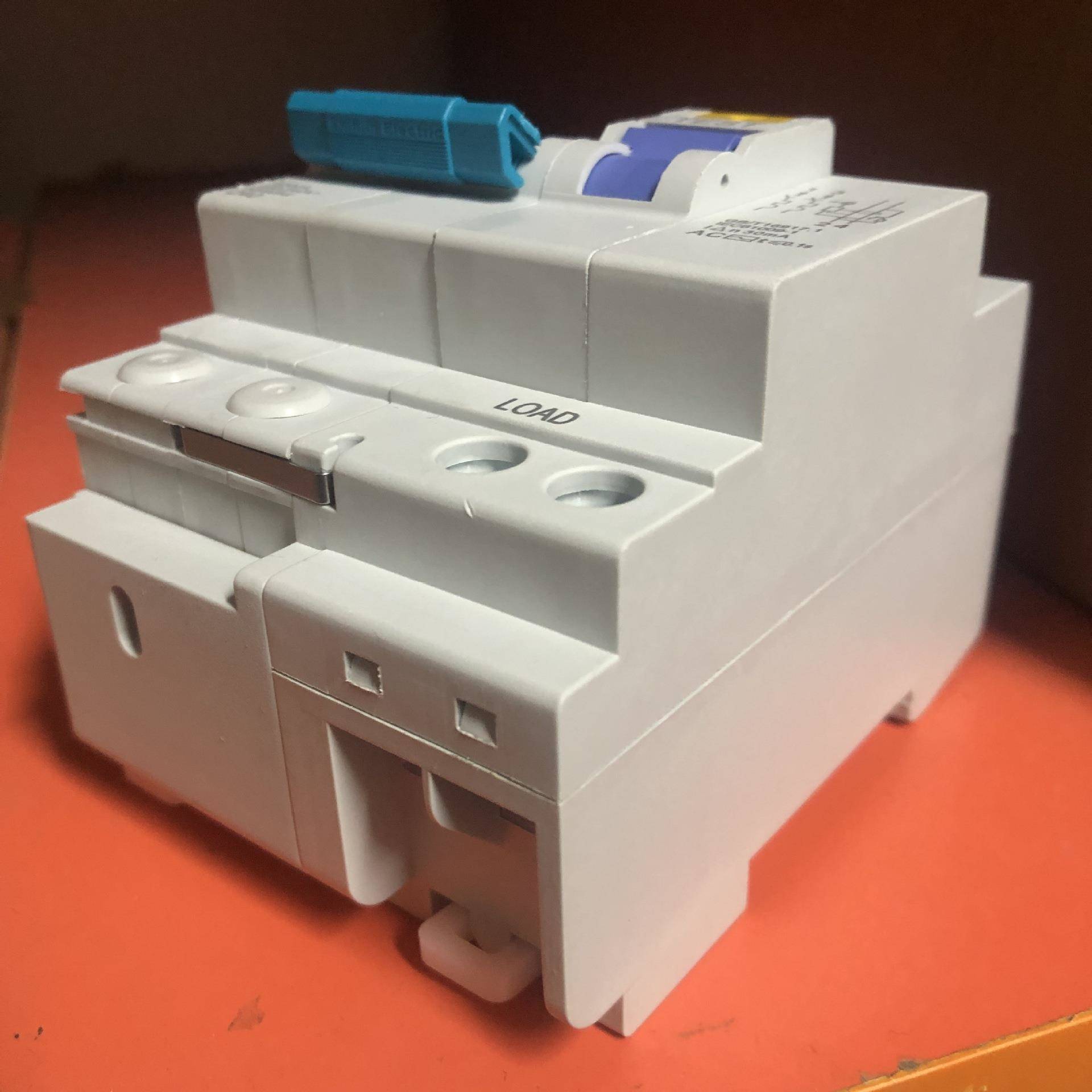 士林电机漏电电B断路器HLJOL322P63A50A40A32A双相漏保护开关