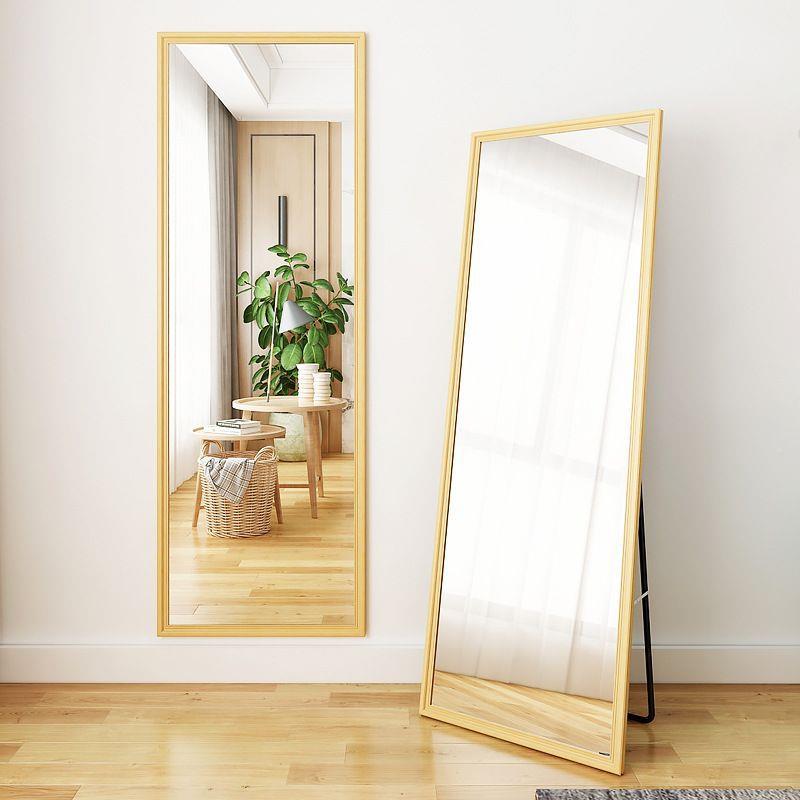 家用穿ERM衣镜女生卧试衣落地室小型墙镜上出租屋贴墙立式长条户