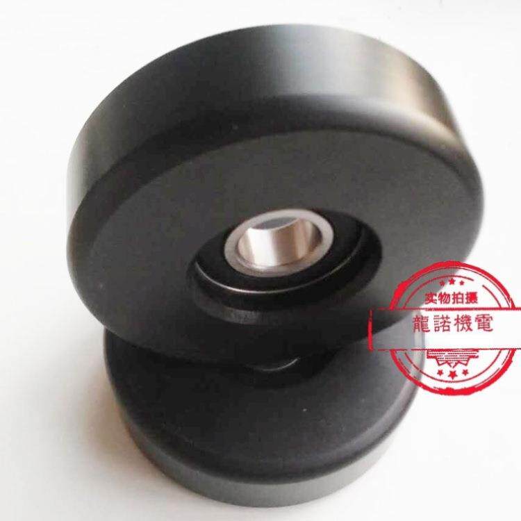 0扶009梯向轮10*30*6204向黑色尼龙扶手带胶导轮9300测速导滚轮