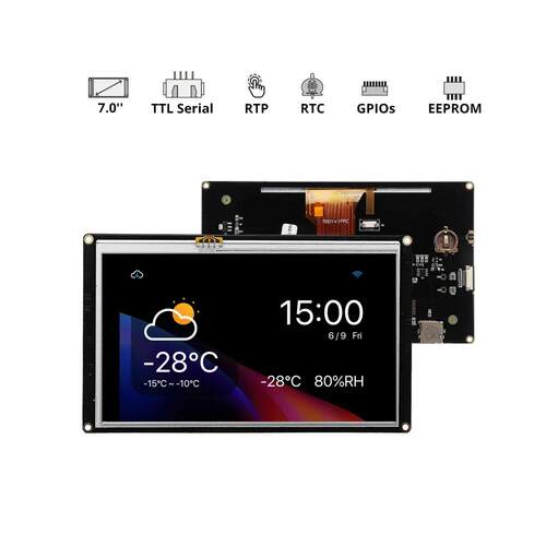 Nex互tionZSHNX808K070增强版7寸人机交界面HMI4英文版内核