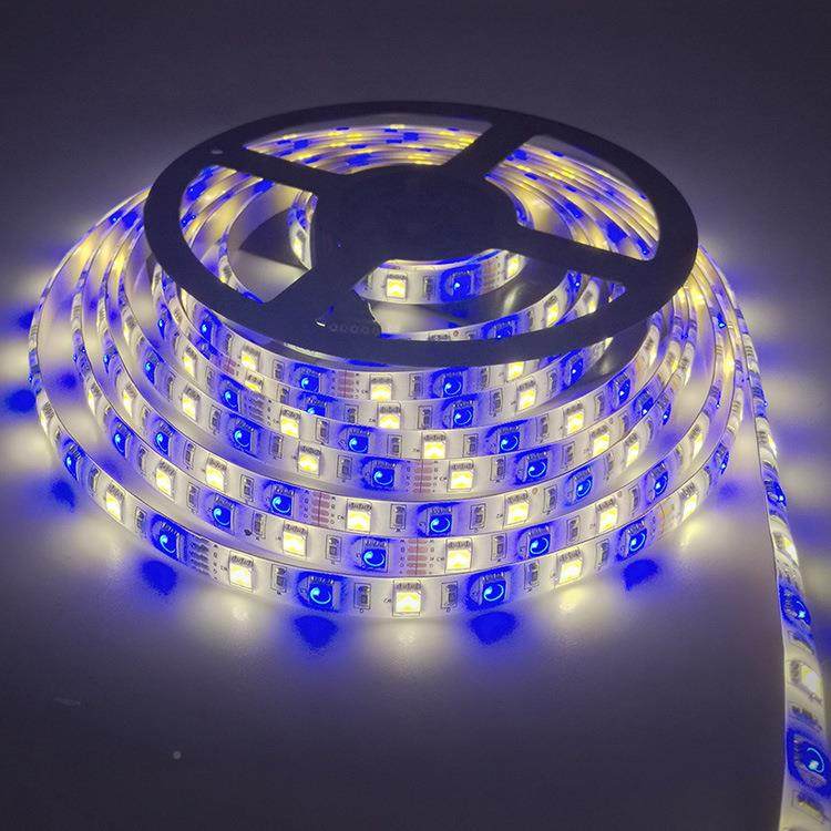 ld灯5050RGB装W套灯带七无品牌/彩软灯条滴胶防e水跑马变色灯带带