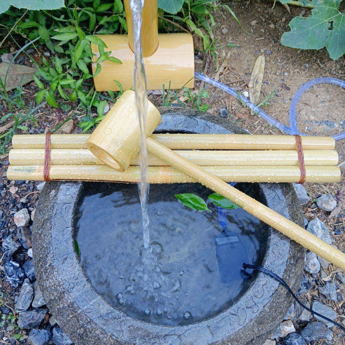 风室外流水竹无品牌/子摆件古式水日庭滴院搭配装饰