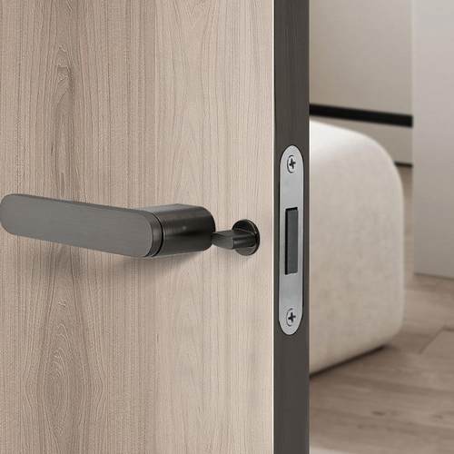 无品牌/门锁室内极简生态门锁bk木门卧室门面款磁吸一手字锁锁门