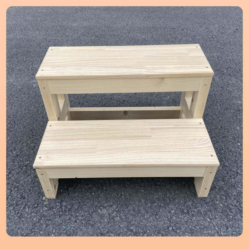 ?踏实木家用梯步楼梯阳台阶梯子Fh($%p^l踏双步登高窗台阶脚3小层