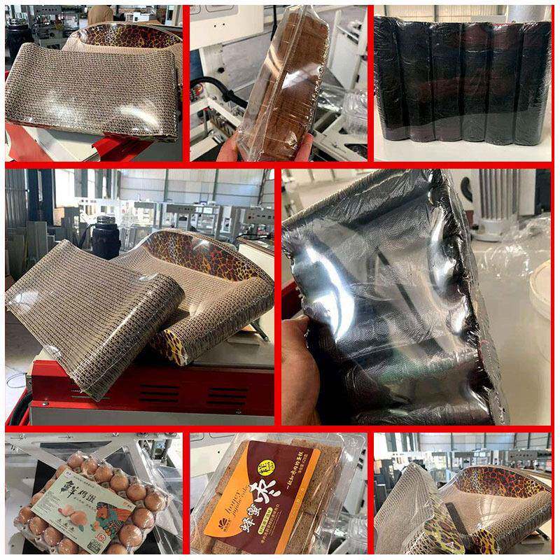 热收缩装机盒全自动包封切机子58膜塑封机套热收缩膜机餐具热收缩