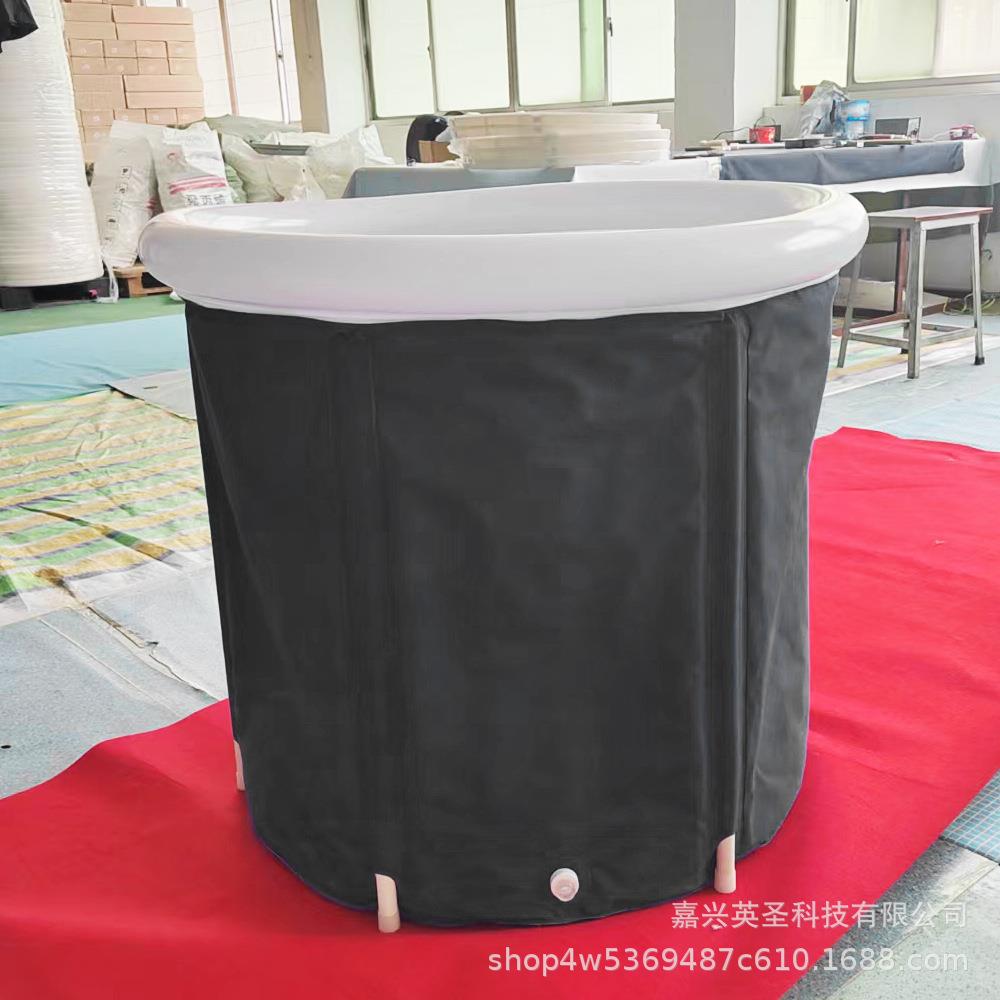 工厂直销充气气圈架P人VC成泡澡沐浴QQK-01用浴桶家支可折叠洗浴