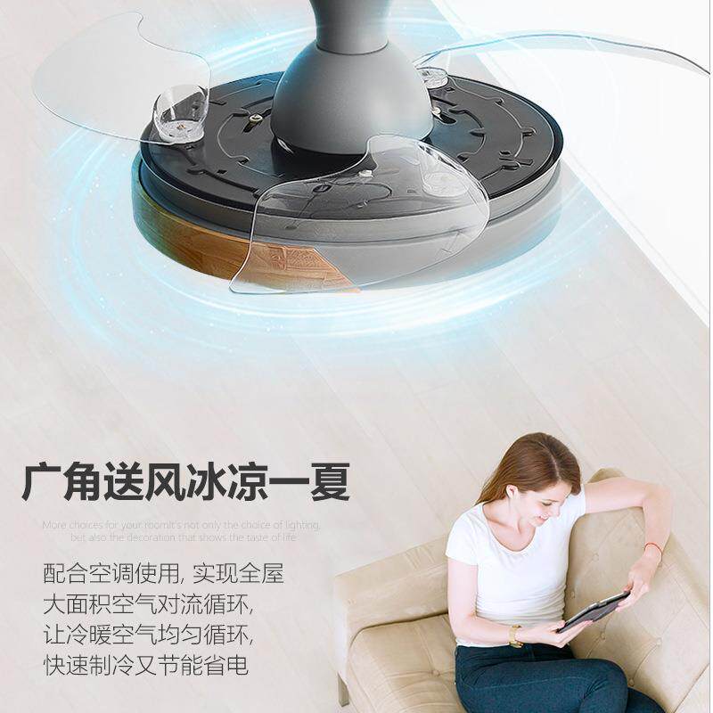 HJ低HJ-2131楼层吊顶厅体风扇吊灯家餐客厅一吊扇灯美式复用古隐
