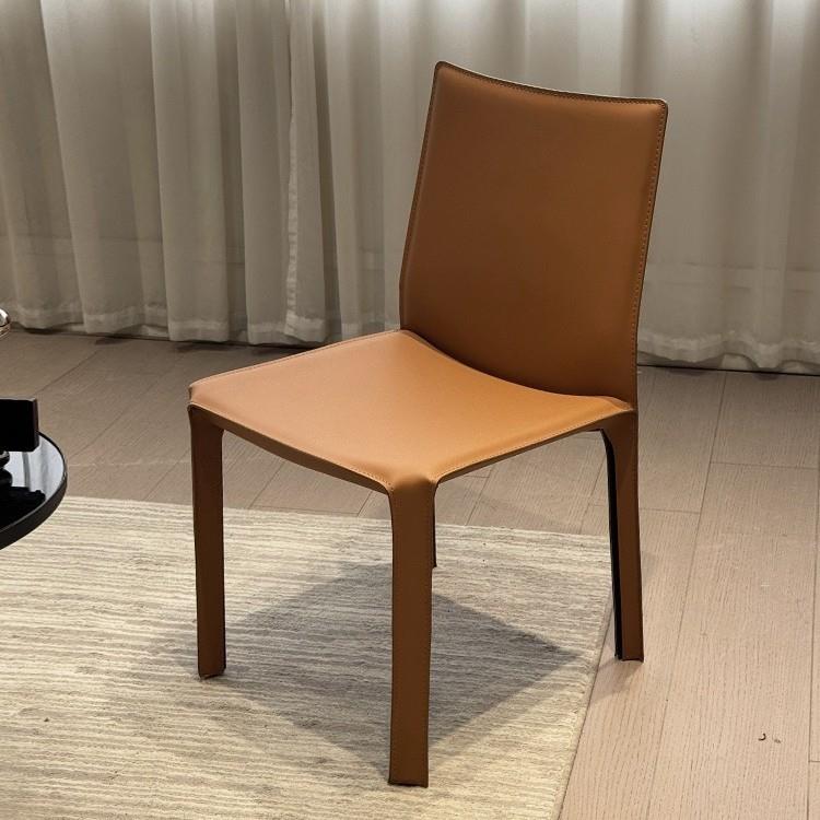 意式马鞍皮椅餐椅Cassn卡西纳cab4a1i2设计师艺术简约家PMH用靠背