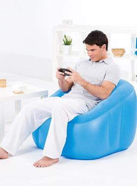 estw懒ay75046方形充气沙发休闲人沙发单床75046加高加厚B沙发人