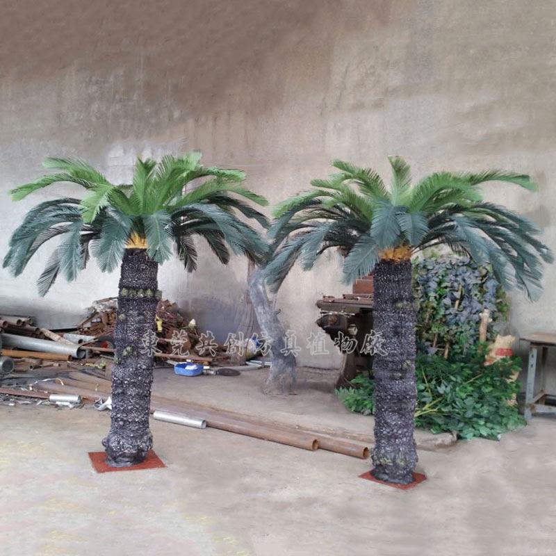 2米酒瓶苏铁树假人居靠玻璃钢铁树坚固耐用苏KSA铁叶子家盆景摆放