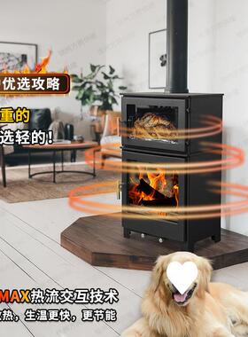 真火壁炉燃木火暖村炉民宿别墅农自建柴房装饰家AZ0802用铸铁取壁