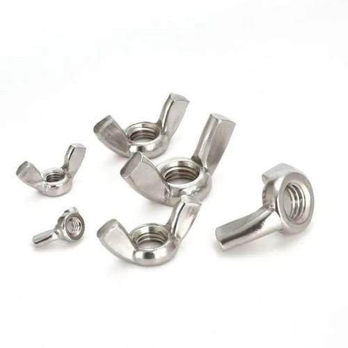 不锈钢30螺4蝶形螺形DINMDK母315蝴蝶螺母M3~M16方翼蝶帽手拧螺母